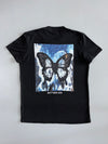 Plain Black Basic Crew Neck T-Shirt (L)