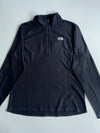 The North Face Quarter Zip Fleece – Black(M)