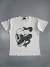 BoohooMAN | Skull & Snake Tattoo Graphic Tee | Off-White (XL)