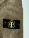 Stone Island Olive Green Zip-Up Overshirt Jacket with Compass Badge (XL)