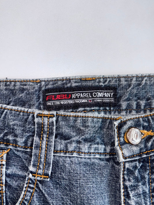 Vintage Fubu’s Premium Original Baggy Jeans (W-32,L-45)