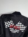 Bullrot "Army of Dogz" Black Bomber Jacket – Benetton F1 Racing Patches (XL)