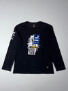 5th Street Graphic Long Sleeve Tee – Black (L)