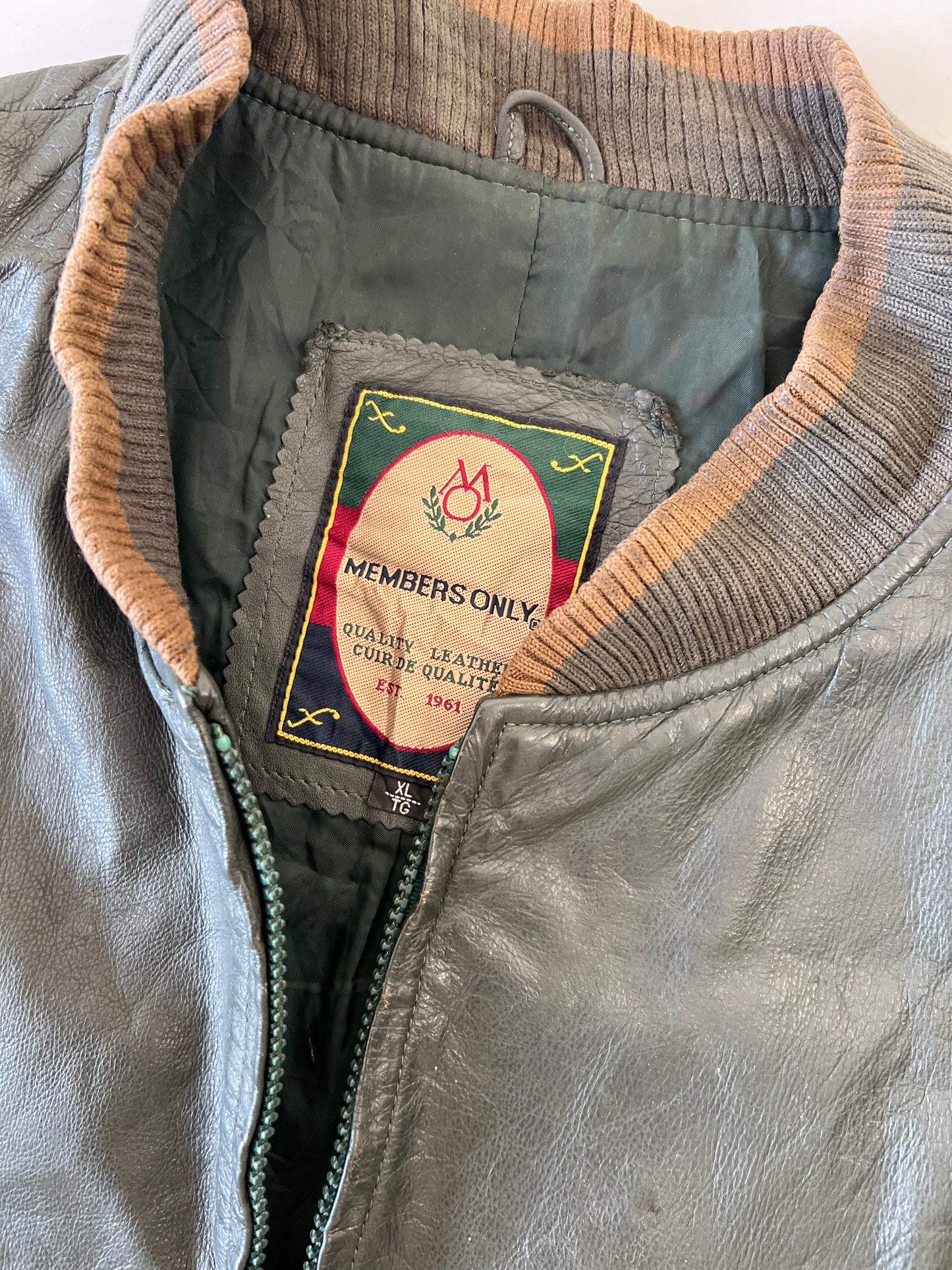 ZSuper Premium Members only Original Leather Jacket (XL)