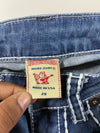 Y2K True Religion Thick Stitch Straight Leg Jeans Women’s (W:28) (L:40)