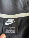 Nike Black & White Big Swoosh Zip-Up Hoodie( L )