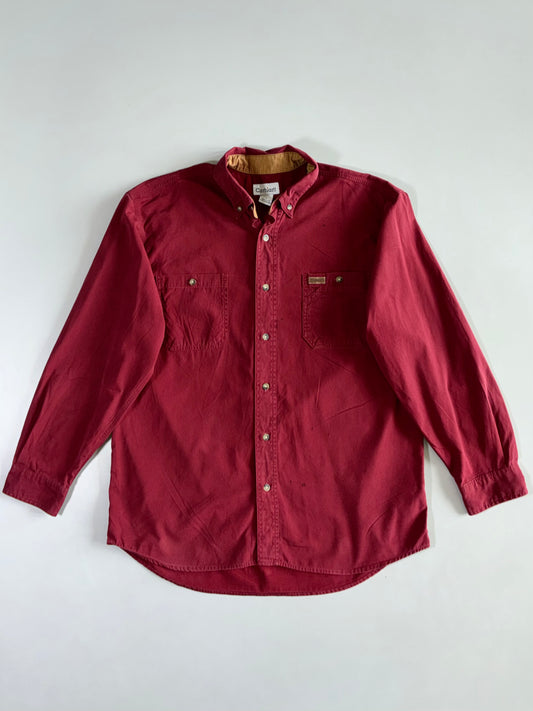 Carhartt Maroon Workwear Shirt (XL/2Xl)
