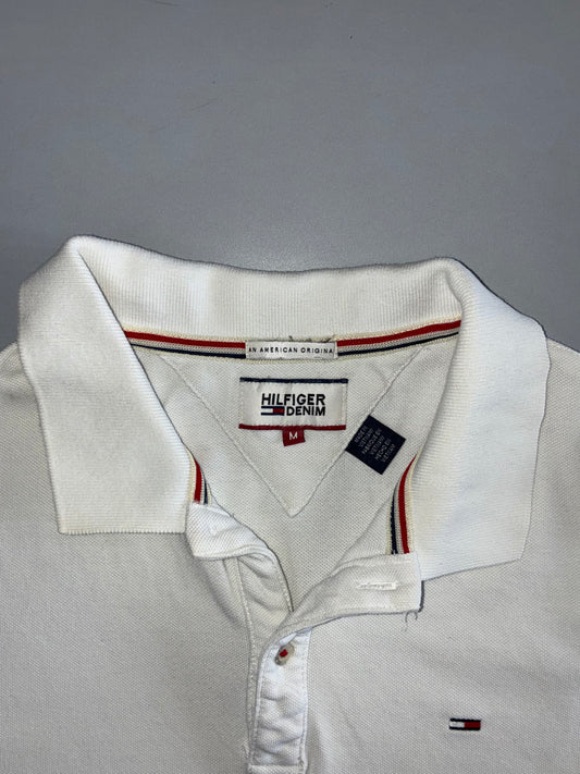 Hilfiger Denim White Polo (S/M)