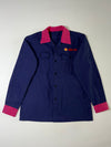 Shell Helix Navy Pink Mechanic Work Shirt (S)