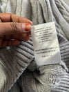 Polo Ralph Lauren Grey Cable Knit Crewneck Sweater (S/M)