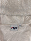 Fila Sherpa Fleece Hooded Zip-Up Jacket  Off-White, (M)