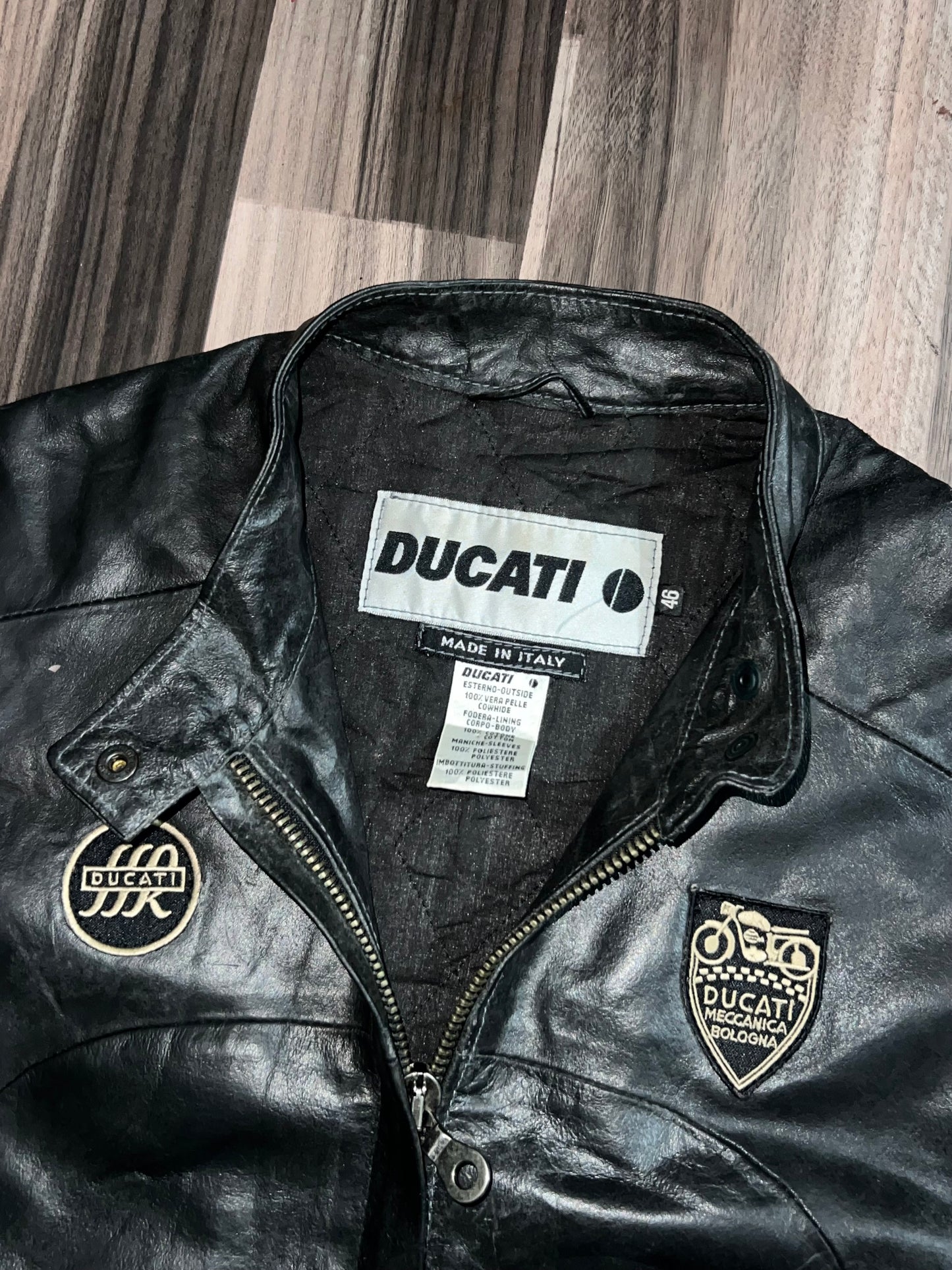 ZDUCATI* Genuine Leather Jacket (S/M)