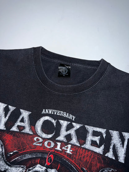 !                           Vintage Wacken 2014 Band Authentic Tee Size - (XL)