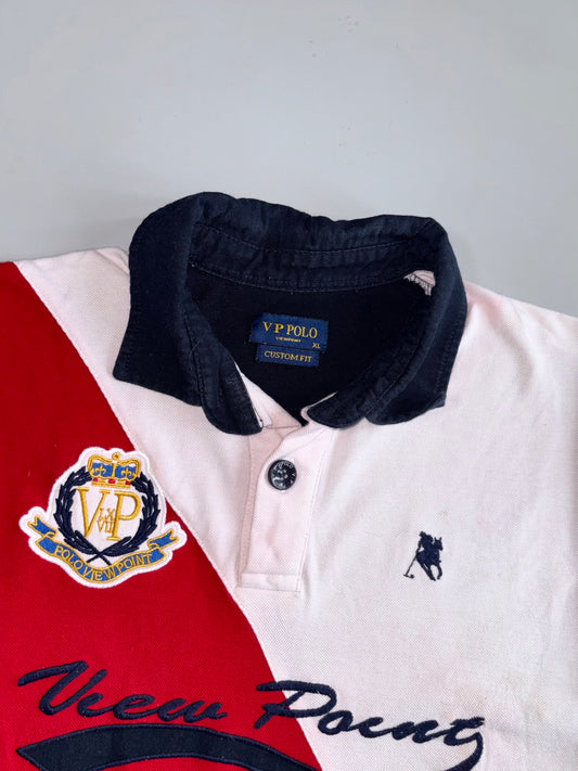 VP Polo Viewpoint Colorblock Crest Polo T-Shirt