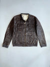 Vintage Campus Super Premium Original Pure Leather Jacket (XL)