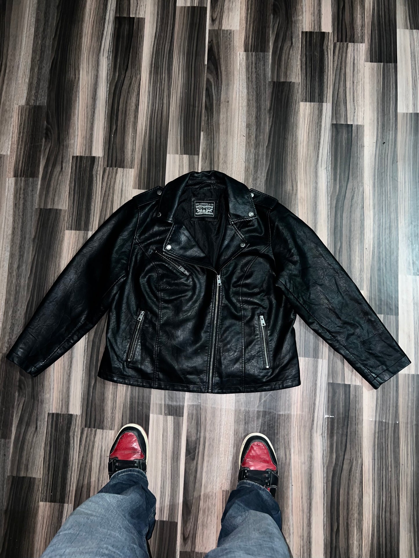 ZLevi* Original Leather JacketSuper  (RARE) (L)