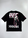 UFC x Bershka “Focus Fuels Champions” Khabib Fighter Graphic Oversized Tee (XL)