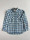 Tom Tailor Blue Plaid Western Shirt(2Xl)
