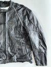 Lookwell Bike Fashion Vintage Leather Motorcycle Jacket (Paded)(M)