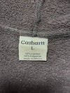 Vintage Carhartt Faded Black Zip-Up Hoodie (2XL)