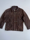 ZSuper Premium Vintage Original Leather Jacket Unique lock (M)