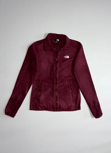 The North Face Full-Zip Fleece Jacket – Maroon (XS)