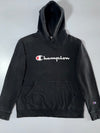 Champion Script Logo Hoodie Black (XL)
