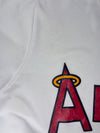 Majestic MLB Los Angeles Angels Cooperstown Collection Baseball Jersey – White (2XL/3XL)