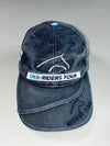 DKB Riders Tour Navy Equestrian Cap – Vintage Embroidered Horse Logo (Adjustable)