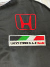 Honda F1 | Vintage Black White Racing Jacket | (XL)