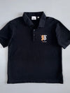 Burberry | TB Monogram Equestrian Knight Piqué Polo Black (S)