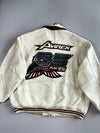 Vintage Avirex Racing Leather Bomber Jacket (5XL)