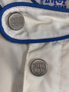 Vintage Intercrew Formula 1 Racing Team Jacket  White Blue Patches (L)