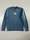Adidas | Blue Smiley Logo Crewneck Sweatshirt | (M/L)