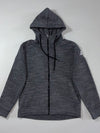 Adidas Grey Melange Tech Fleece Zip Hoodie (L)