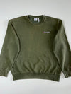 Champion Organic Cotton Olive Green Crewneck Sweatshirt  (XL)