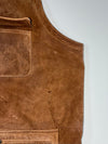 Man’s Fashion Brown Leather Vest  (2XL)