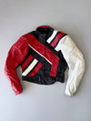 ZVintage AGV × Ducati Leather Motorcycle Jacket (Original Pure Leather) Made/Designed in Italy  (M)
