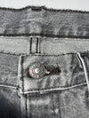 Levi’s 501 Vintage Washed Grey Straight Fit Denim Jeans (W:34) (L:43)