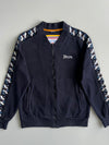 Taiwanize | Crane Bird Print Track Bomber Jacket (M)
