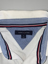 Tommy Hilfiger White Tipped Polo Shirt  (M)