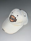 Harley-Davidson White Bar & Shield Cap (Adjustable)
