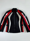 Roleff Racewear Black/Red/White Motorcycle Jacket Padded (M)