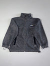 Vintage Timberland Grey Fleece Jacket – Rubber Patch Logo | (L)