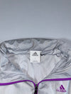 Adidas Grey & Purple Track Jacket Size (S)