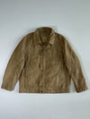 Bugatti Olive Suede Collared Jacket (XL)