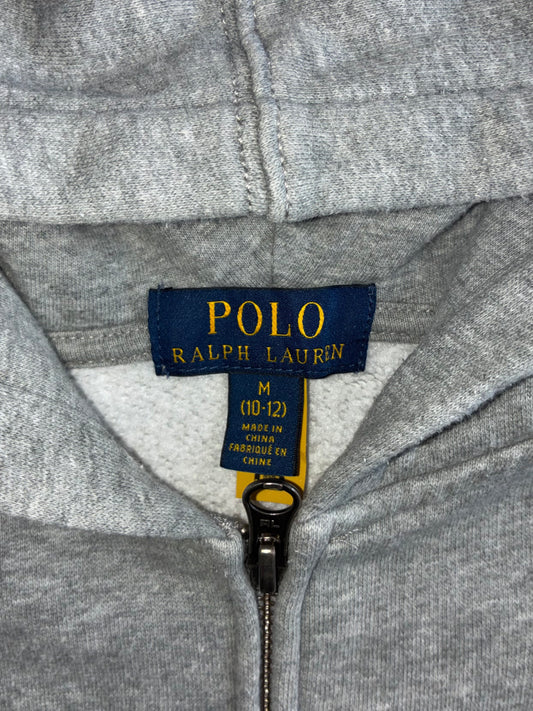 Polo Ralph Lauren | Grey Zip-Up Hoodie (XS)