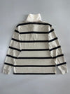 Polo Ralph Lauren Grey Striped Rugby Tee shirt (XL)