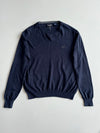 Chaps Cotton Cashmere V-Neck Sweater l Navy  (XL)