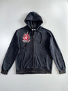 Big Train x Ink Expert Japanese Flame Graphic Zip Hoodie (XL)